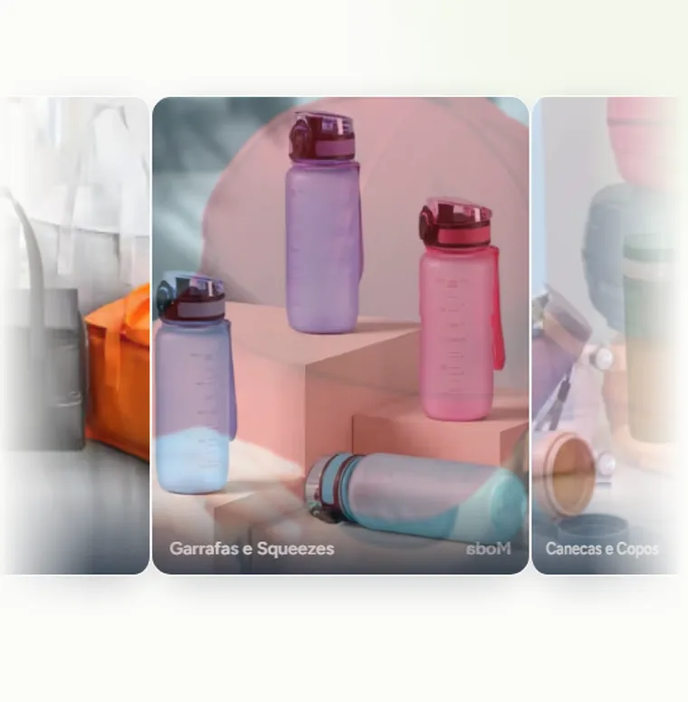 Categorias de brindes personalizados: garrafas, canecas, mochilas e mais